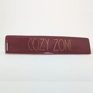 Rae Dunn COZY ZONE plaque/paper weight